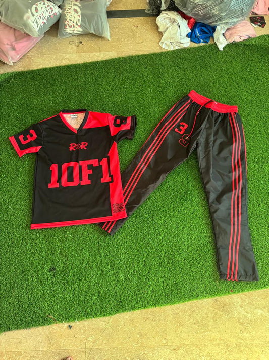 1OF1 Jersey Set (BLACK/RED)