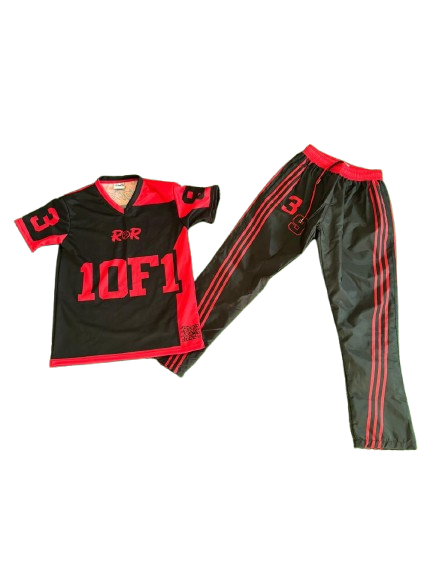 1OF1 Jersey Set (BLACK/RED)